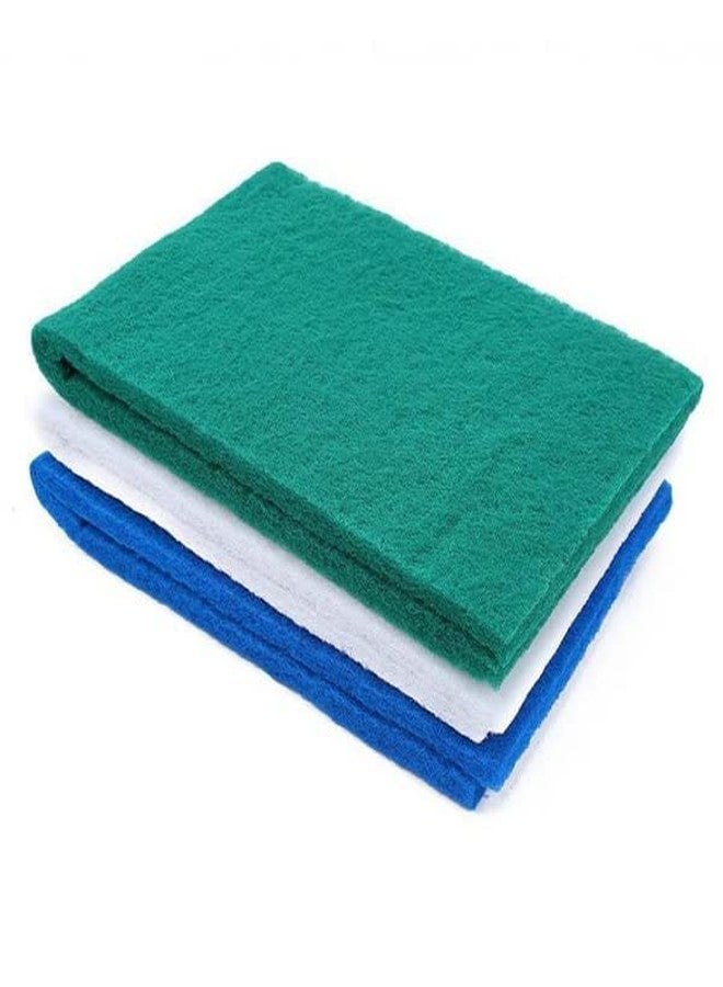 VAYINATO® Aquarium Fish Tank Biochemical Filter Sponge Aquarium Filter Cotton Media for Cultivating Bacteria Flexible Easy Cut (90 * 30 * 2 cm) (Green or Blue) by Petzlifeworld - Image 2